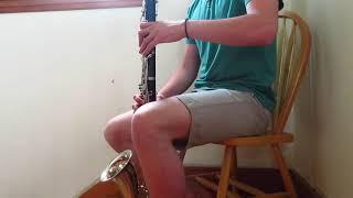 Somewhere Over the Rainbow on Bass Clarinet