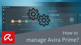 How to manage Avira Prime?