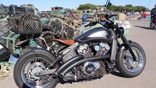 A Moore Speed Racing Custom - Indian Scout Bobber GREY TM