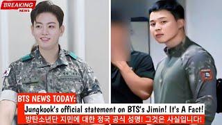 Jimin's Lonely Story at Camp: Jungkook's Official Statement Reveals the Mystery!