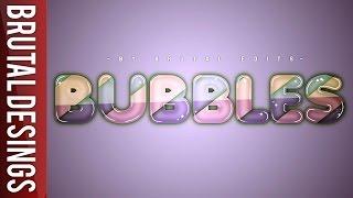 A Cool "Bubbles" Text Effect | GIMP