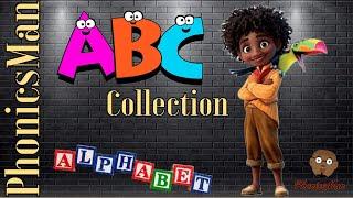 ABC Songs for Children | Kids Learning Songs & Nursery Rhymes | Alphabet Compilation | PhonicsMan