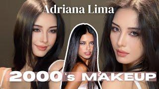 Asian Girl Tries Adriana Lima 2000's Makeup | Smoky Eyes Glossy Lips by chiyo千野