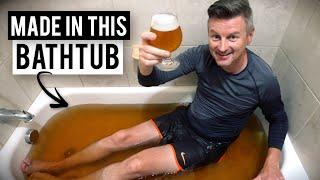 Open Fermenting A Weissbier... IN THE BATHTUB!