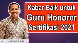 Informasi tunjangan sertifikasi guru honorer 2021