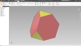 Truncated Tetrahedron - Autodesk Inventor