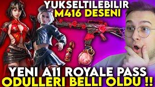 YENİ A11 ROYALE PASS KADEME ÖDÜLLERİ BELLİ OLDU! PUBG Mobile