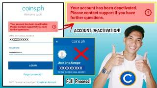 How to Deactivate Coins.Ph Account