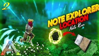 ARK MOBILE : All Note Explorer Location | (2/2)Ark mobile note run | all note location 