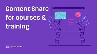 Content Snare for courses, certifications and staff training