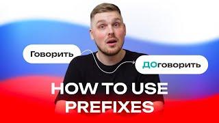 All the basics of PREFIXES in Russian