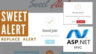 How to use Jquery Sweet Alert In ASP  NET MVC