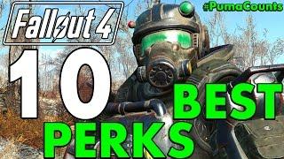 Top 10 Best Perks to have for Fallout 4 (Best Perks Guide Including Survival Mode) #PumaCounts