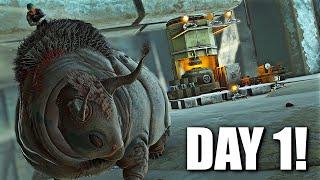 THIS IS HOW 4 CONTENT CREATORS PLAY DAY 1 - INX - ARK Survival Evolved