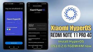 Redmi Note 11 Pro HyperOS OS1.0.2.0 update is released - Install now with new features 