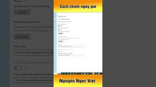 Cách chỉnh ngày giờ trên máy tính PC Laptop windows 10 mới nhất