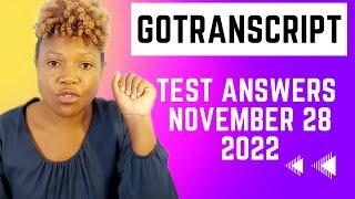 GoTranscript - GoTranscript Audio TRANSCRIPTION Test TODAY (2022)| earn upto $1000+ per month