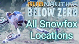 Subnautica Below Zero | All Snowfox Fragment and Module Locations