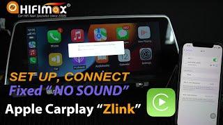 How to connect Wireless Apple CarPlay Zlink fixed "No Sound" Apple Carplay set up Troubleshoot!