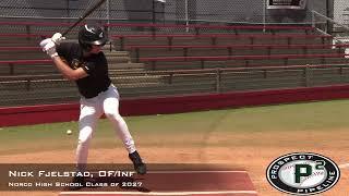 Nick Fjelstad Prospect Video, OF Inf, Norco High School Class of 2027