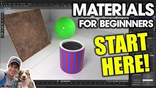 The Ultimate Guide to MATERIALS in Blender Part 1 - Materials for Beginners!