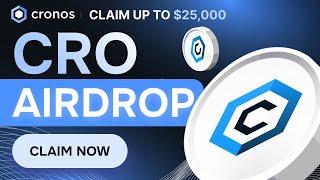 CRO Coin (Cronos) Crypto Airdrop - Claim $15,000 Cronos