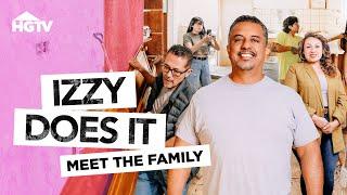 In the Studio with the Battres Family | Izzy Does It | HGTV