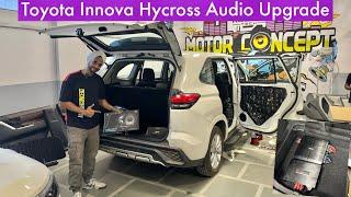 Toyota Innova Hycross Audio Upgrade | Best Place For Car Audio Upgrade | Hycross | Motor Concept