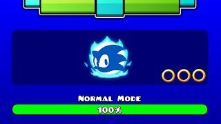 GEOMETRY DASH SONIC (All Levels 1~21 / All Coins)