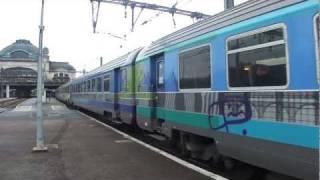 Intercités Train Paris Austerlitz - Cerbère at Limoges-Benedictins Railway Station