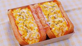 에그드랍 토스트 간단하게 만들기 : Korean Egg Toast