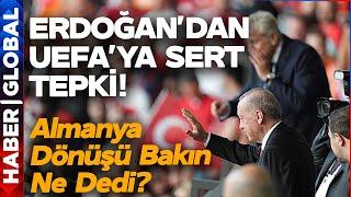 Erdoğan Almanya Dönüşü UEFA'nın Kararına Böyle Tepki Gösterdi! "Vicdanları Kararttı"
