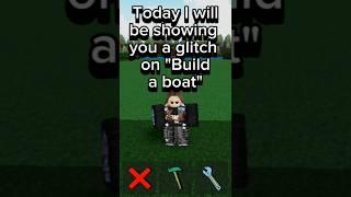 Helicopter glitch in build a boat