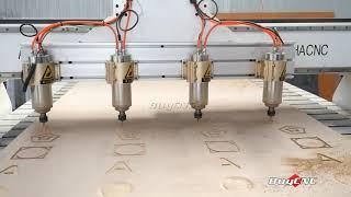 4 Spindle Multi-spindle CNC Router Machine Wood MDF Milling Engraving Drilling Wood CNC Machine