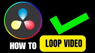 How To Loop A Video in Davinci Resolve (2024)