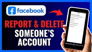 How to REPORT and DELETE Someone's Facebook Account 2024!