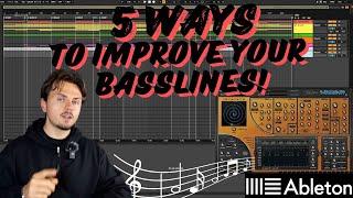 5 Ways to Improve Your Basslines For Minimal Tech House!!