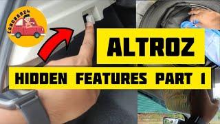 Altroz hidden features  Part 1 | #tatamotors #altroz #altroz2024 #carobar24