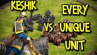 ELITE KESHIK vs EVERY UNIQUE UNIT | AoE II: Definitive Edition