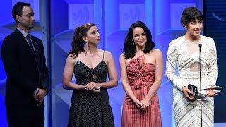 Stephanie Beatriz accepts the GLAAD Media Awards for Brooklyn Nine-Nine