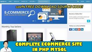 Complete E-Commerce System in PHP MySQL [Re-upload] | Free Source Code Download