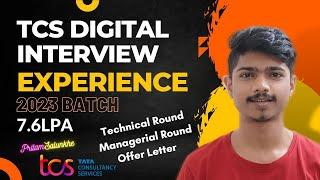TCS DIGITAL Interview Experience | 2023 | PritamSalunkhe