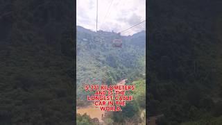 Worlds LONGEST Non-stop Cable Car -  BANA HILLS - VIETNAM