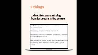 Tribe Course (The Membership Experience) Blog Review