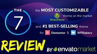 Best WordPress WooCommerce Theme on Themeforest The7 Theme Review by Envato Review | The 7 WordPress