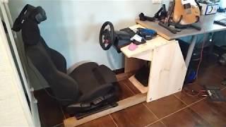 Playseat barato casero.