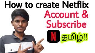 how to create a netflix account in tamil / how to subscribe netflix in tamil / netflix subscription