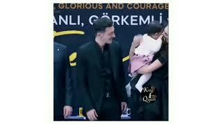 Mesut Özil & Amine Gülse - With their Daughter Eda