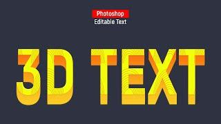 How to Make a 3D Text Effect in Photoshop