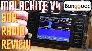 Malahit V4  DSP SDR  Radio (50KHz-2GHZ)  Review / on air testing. (Banggood)